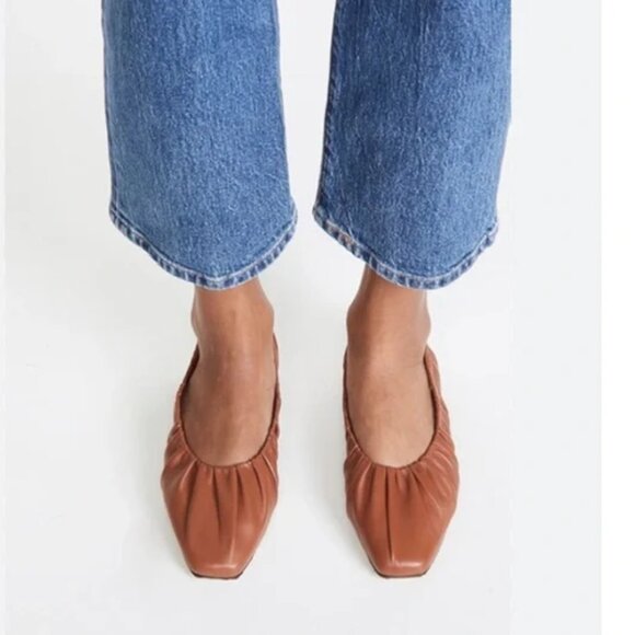 Staud Tuli Flat in Tan - Picture 1 of 16